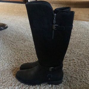 Guess Black Riding Boots
